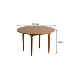 Hot sale modern new dining table wooden furniture kitchen folding dining table