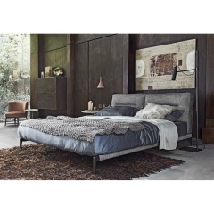 Modern Bed with Metal Frame