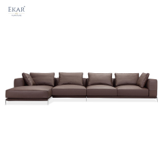 Modern All-Metal Frame Sofa with Removable Washable Covers