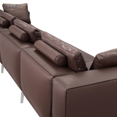 Modern All-Metal Frame Sofa with Removable Washable Covers