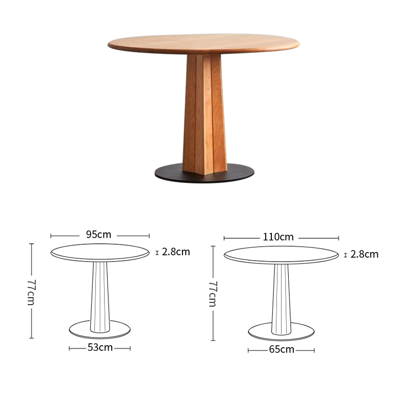 Modern Design Dining Table Dining Room Furniture Round Wooden Dining Table