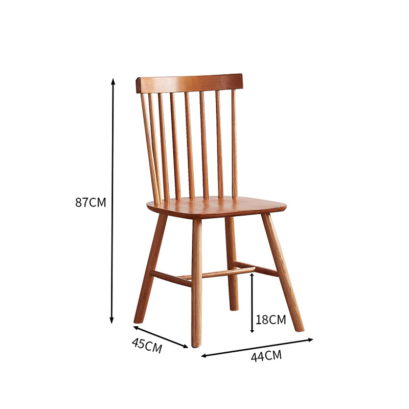 Modern minimalist style wooden dining chairs Solid wood dining chairs