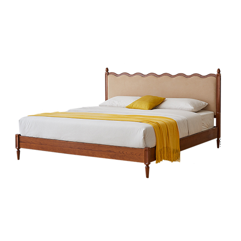 Cherry and Beech Wood Bed – Natural Beauty for Your Bedroom