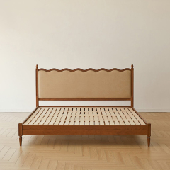 Cherry and Beech Wood Bed – Natural Beauty for Your Bedroom