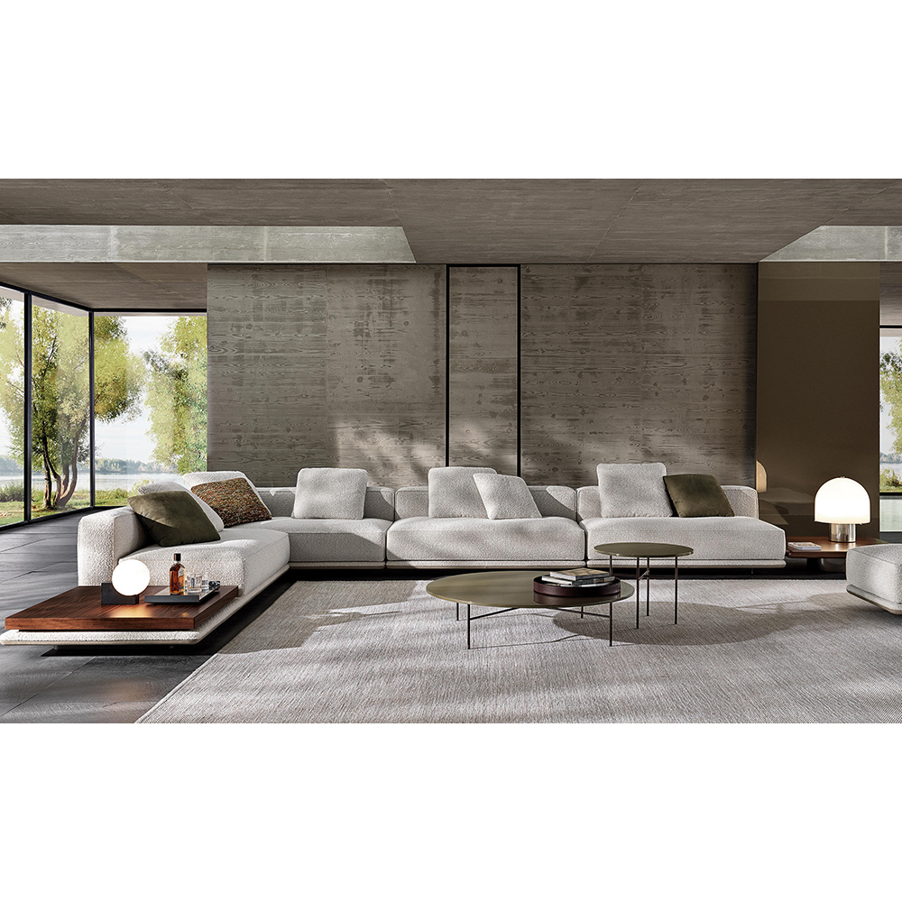 Ekar Furniture Double Seater Sofa with Elegant Coffee Table