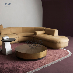 Ekar Furniture Small Fan-Shaped Backrest Sofa