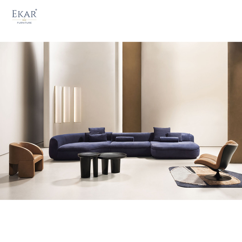 Ekar Furniture Small Fan-Shaped Backrest Sofa