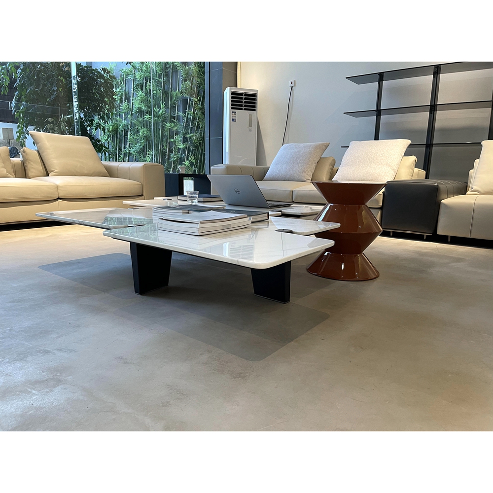 Ekar Furniture Jazz White Gloss Marble Coffee Table