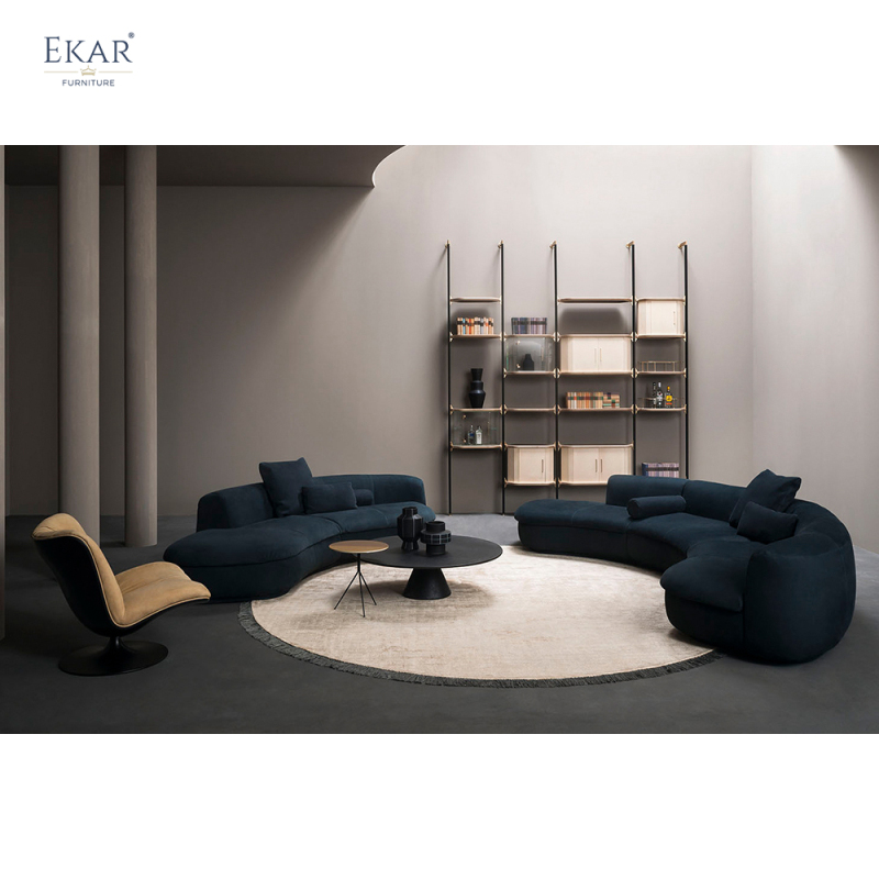 Ekar Furniture Small Fan-Shaped Backrest Sofa