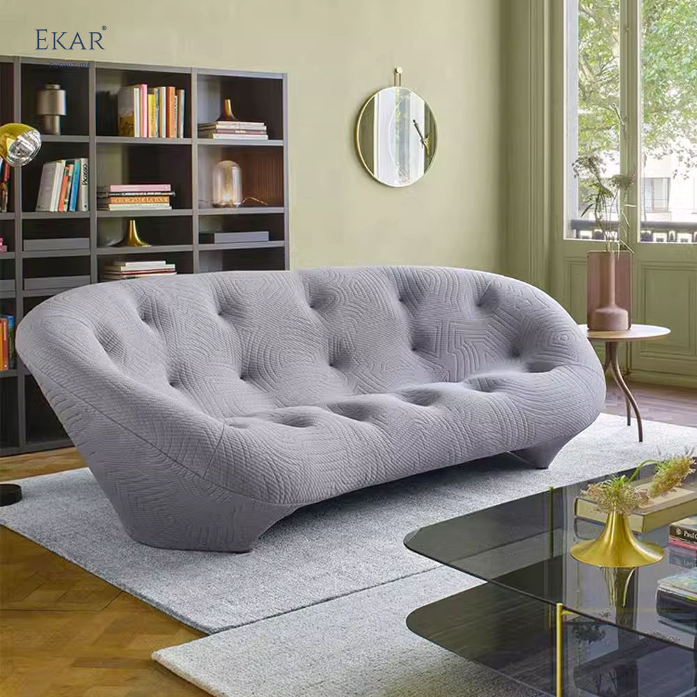 Multi-Layered Memory Foam Sofa with Metal Frame