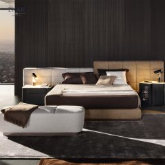 Asymmetrical Headboard Bed: Unique Design for Modern Bedrooms