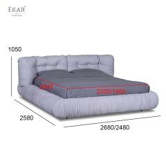 Feather Filled Bed with Integrated Comfort