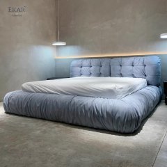 Feather Filled Bed with Integrated Comfort