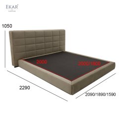 Asymmetrical Headboard Bed: Unique Design for Modern Bedrooms