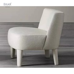 Metal + Plywood Internal Frame Fully Upholstered Lounge Chair