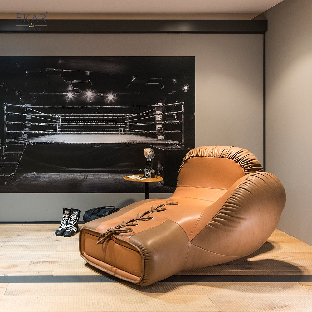 Boxing Glove-Inspired Lounge Chair