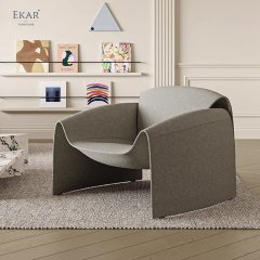 Crab-Shaped Structured Cotton Body Lounge Chair