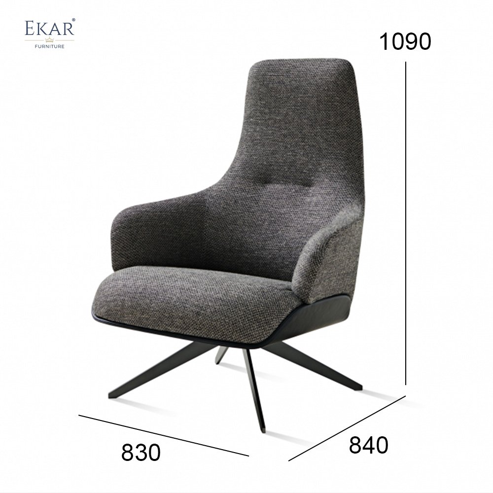 Metal + Plywood Internal Frame Lounge Chair