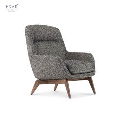Down-Filled Cushion Lounge Chair