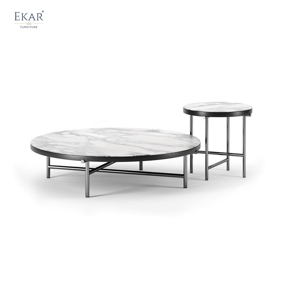 Stylish Metal Base Table