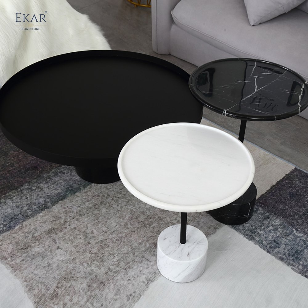 Sleek Round Side Table