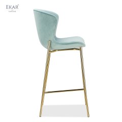 Titanium Finish Dining Chair and Barstool Set with Resilient Leatherette