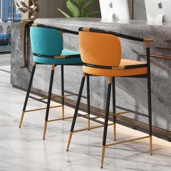 Metal Leg High Bar Stool