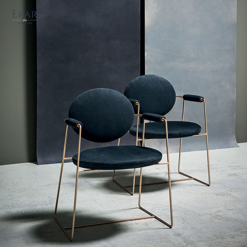 Solid Steel Armchair - All-Metal Construction