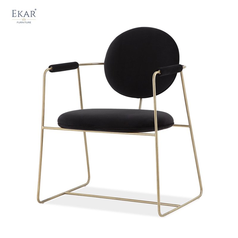 Solid Steel Armchair - All-Metal Construction