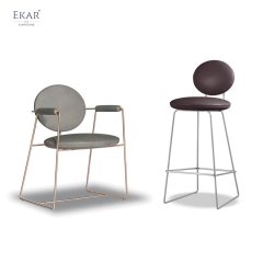 Solid Steel Armchair - All-Metal Construction