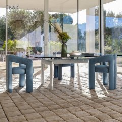 Modern Sculptural Dining Chair | High-End Custom Seating | EKAR FURNITURE