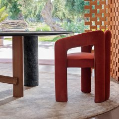 Modern Sculptural Dining Chair | High-End Custom Seating | EKAR FURNITURE