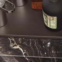 EKAR Slab Low-Profile Coffee Table | Modern Minimalist Wood & Stone Living Room Table | EKAR FURNITURE