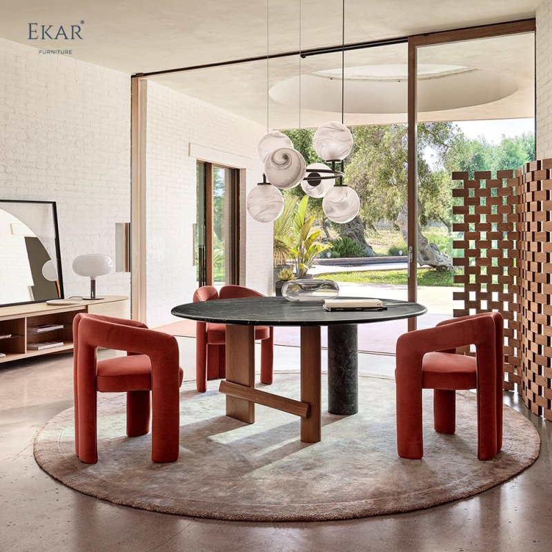 Modern Sculptural Dining Chair | High-End Custom Seating | EKAR FURNITURE