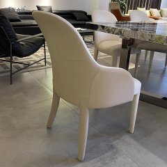 EKAR Tulip Fully Upholstered Dining Armchair | Modern Minimalist Dining Chair | EKAR FURNITURE