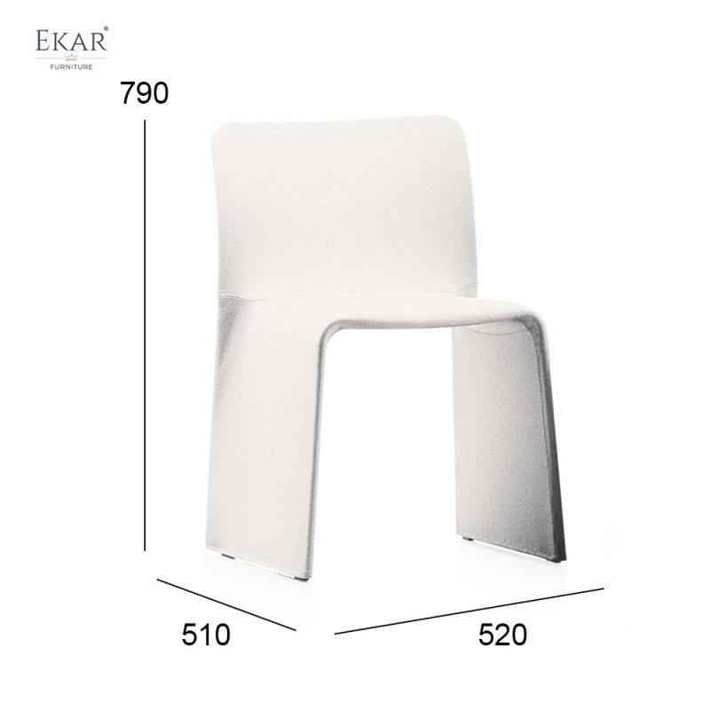 Flux Modern Minimalist Dining Chair | High-End Seating | EKAR FURNITURE
