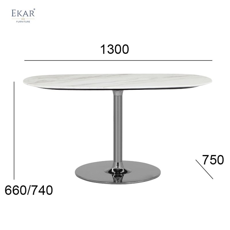 Polished Stainless Steel Spiral Coffee Table with Solid Steel Base