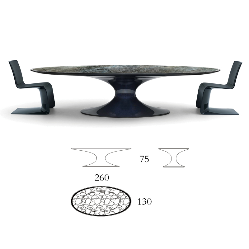 Home luxury modern restaurant dining table