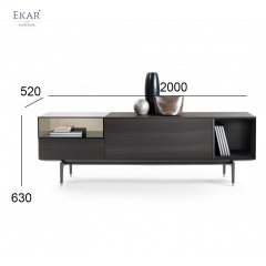EKAR Horizon Minimalist TV Cabinet | Custom Media Console for Living Room WHCCB202