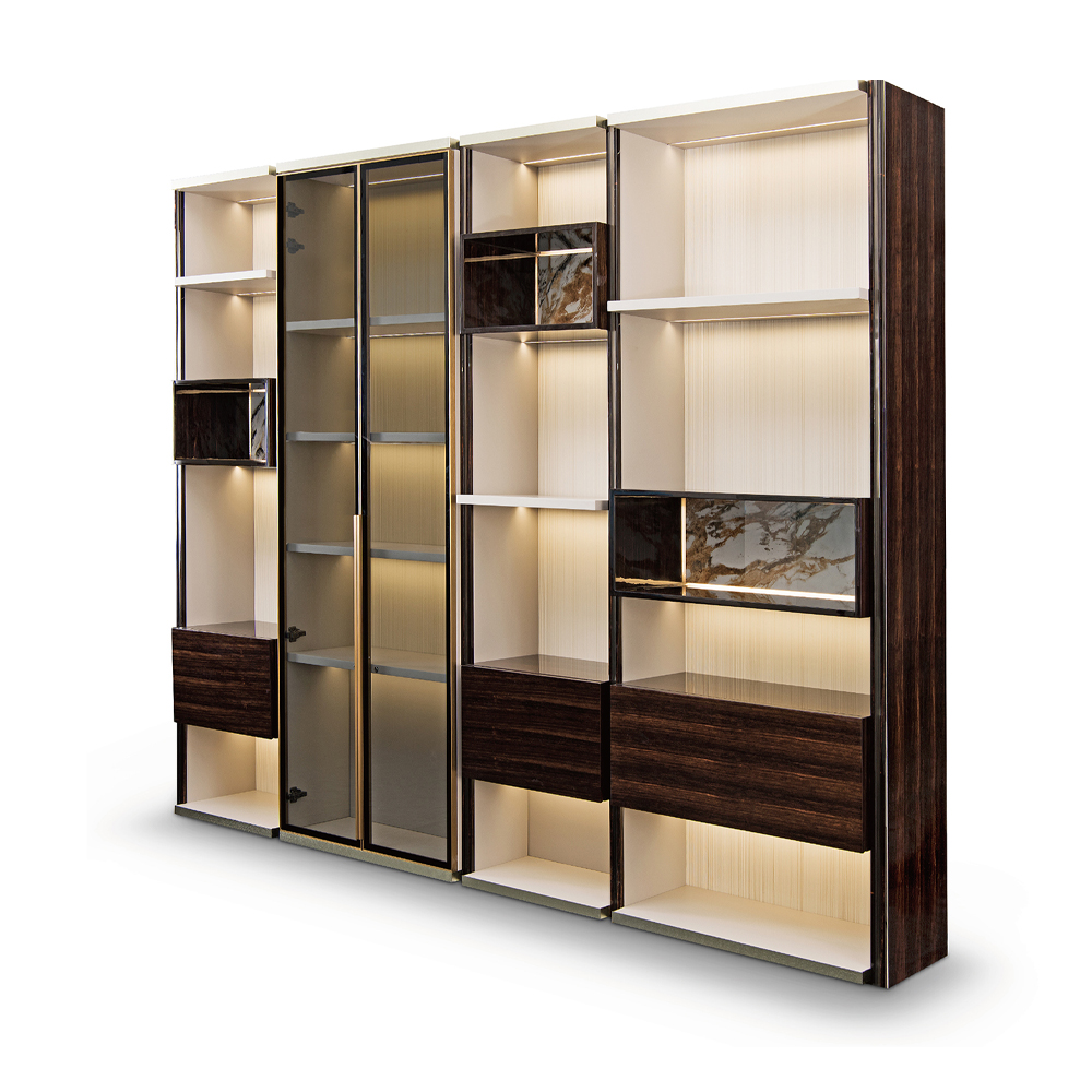 Storage bookcases that can be combined in any number of ways