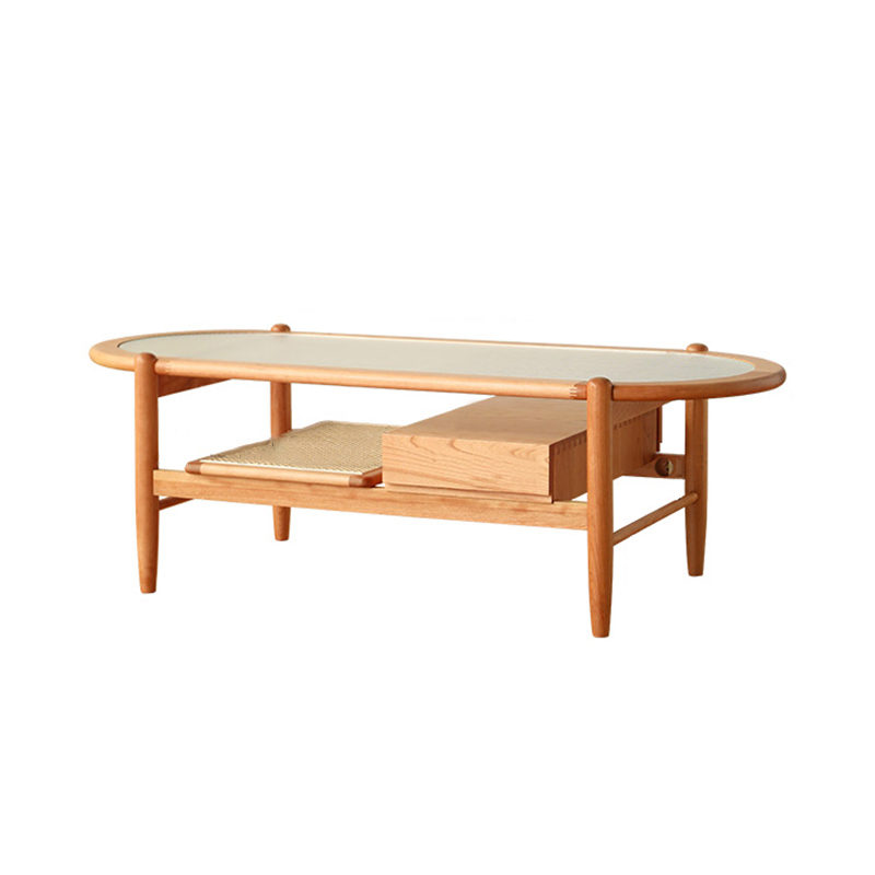 Solid Wood Coffee Table FL-YQCJ