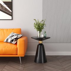 Contemporary Conical Wood Accent Table - Elevate Your Decor