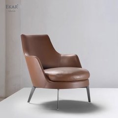 Curved Wood Double-Layer Frame Relaxing Chair
