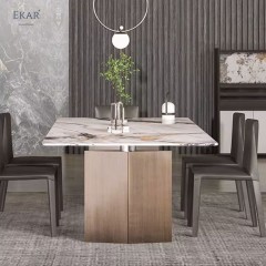 Marble Top Dining Table - Timeless Elegance for Your Dining Space