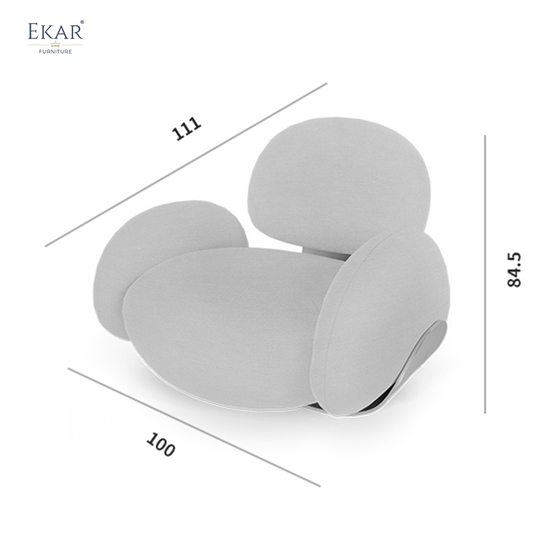 Da yên Ekar cao cấp thiết kế tối giản phong cách nội thất ghế sofa cho phòng khách