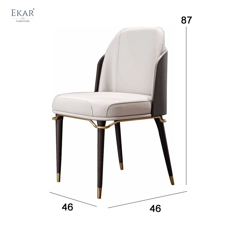 White Oak and Velvet Dining Chair - Timeless Elegance and Comfort Combined