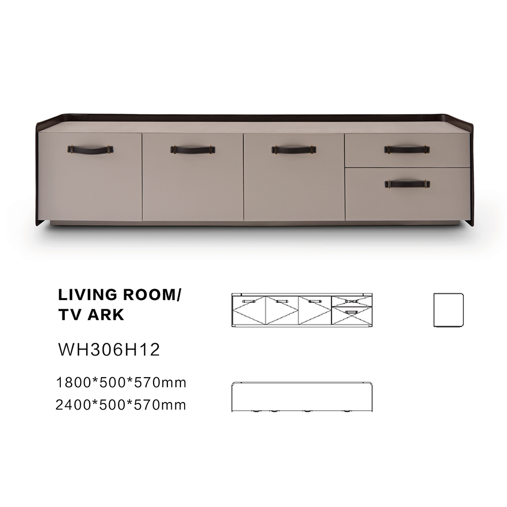 Large space modern furniture living room TV cabinet