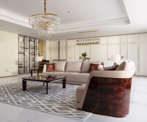 EKAR Furniture's Ningbo New World Project: Spacious Luxury in 290㎡