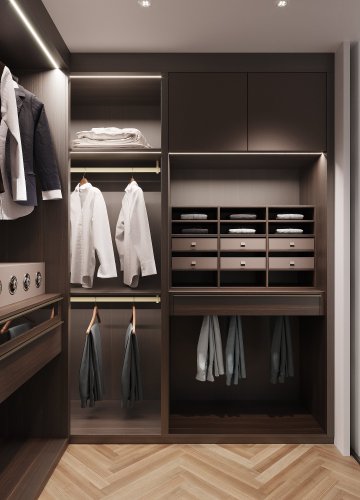 EKAR Furniture’s Custom Walk-In Closet: Tailored Luxury for Organized Living