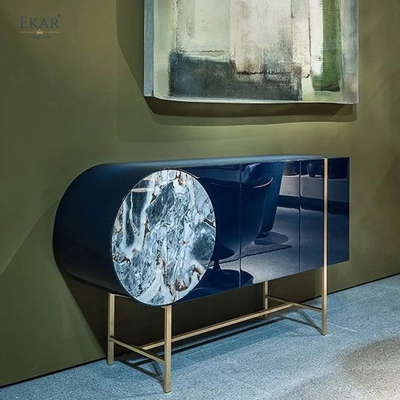 Metal Leg Entryway Cabinet - Stylish Storage and Elegance